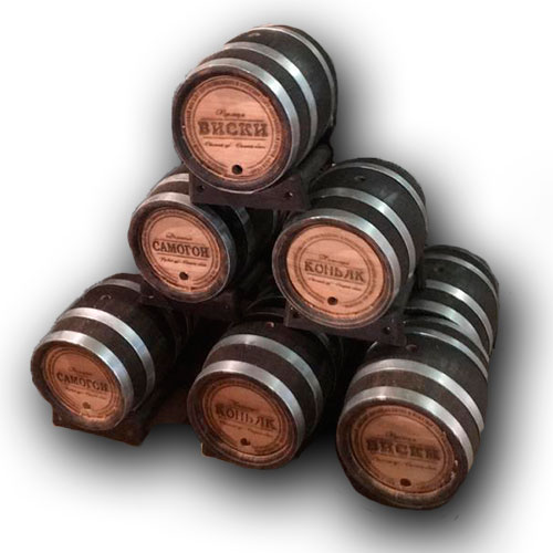 Бочка «Виски» браш. коричневый 10 литров